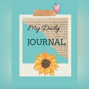 My Daily‎ Journal Hard Cover 200  Lined Pages with various inspirational quotes-